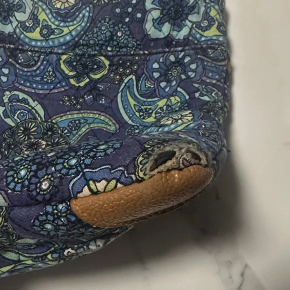 Stone Mountain Accessories Blue and Tan Crossbody Bag - Picture 3 of 6